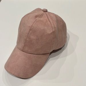 GIGI PIP suede baseball cap